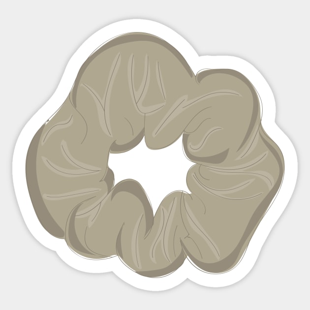 Champaigne Scrunchie Sticker by snowshade